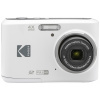 Kodak Pixpro FZ45 Friendly Zoom digitální fotoaparát 16 Megapixel Zoom (optický): 4 x bílá Full HD videozáznam, HDR video, integrovaný akumulátor