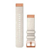 Garmin řemínek QuickFit 20 Cream Heathered Nylon / Rose Gold 010-13102-09