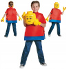 Kostým pre chlapca- LEGO kostým 128 (Karneval kostým figuríny Guy Lego Ball 7-8 rokov)