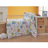 Brotex Krepové detské obliečky do malej postieľky 90x135, 45x60 cm Mestečko Zapínanie: nitený gombík