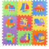 Teddies Pěnové puzzle Dopravní prostředky 29x29x1cm 10ks ve fólii