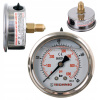 Manomet tlakomer Glycerínový hodinový strojček 63 mm 0-40 bar Závit 1/4