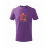 I love basketball - Tričko detské bavlnené - 134 cm/8 rokov ( Fialová )