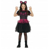 KOSTÝM PRE DIEVČATÁ ČIERNY MAČIČKA KOSTÝM KARNEVAL HALLOWEEN 146