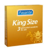 Pasante King Size kondómy - extra veľké, 3 ks krabička