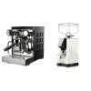 Rocket Espresso Appartamento TCA, black/black + Eureka Mignon Silenzio, CR white