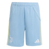 adidas Juventus Away Shorts 2025 2026 Juniors Blue 13 Years