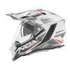 Enduro helma N312 Track Nox (biela, červená), veľ. S