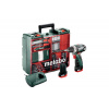 Metabo Akumulátorová vŕtačka so skrutkovačom PowerMaxx BS Set 600080880