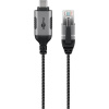 goobay Ethernetový adaptérový kabel USB-C 3.2 Gen2 > RJ-45, Slim