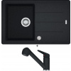 Franke BFG 611-78 onyx s excentrom + Franke FC 9547.071 NOVARA PLUS onyx