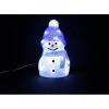 Snehuliak s led svetlom