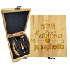 Sablio Darčeková sada na víno Moja babička je najlepšia: 147×168×49 mm