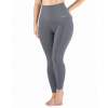 GINA Dámske športové bambusové legíny s vysokým pásom | 95037P - šedá biela, M/L