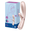 Satisfyer Hot Lover vyhrievaný vibrátor ružový a zlatý