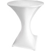 Perel Standing table cover prehoz na barový stôl biela FP200; FP200