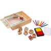 Small Foot Set pečiatky farma
