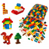 Plastové konštrukčné kocky farebné, sada 500ks (500PCS)