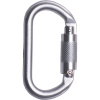 LANEX AZ011T / Oceľová oválna karabína s poistkou twist lock Univerzálna