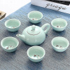 Celadon Fish Ceramic Cup čínsky čaj Kung Fu (Celadon Fish Ceramic Cup čínsky čaj Kung Fu)