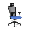 OFFICE PRO s.r.o. Kancelárska stolička Themis s podhlavníkom, modrá