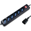 Techly IUPS-PCP-6V prídavné napájanie 1,5 m 6 AC zásuvky/AC zásuviek Čierna (300415)