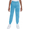 Dievčenské nohavice Nike Kids Club Fleece Jogger - aquarius blue/white - Tyrkysový (L)