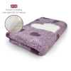 DRYBED Premium Vet Bed Big Heart fialový 150 x 100 cm