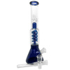 Vodné bongo Amster Double Cooler Beaker Blue 32 cm