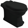 Kerasan RETRO WC misa 39x61cm, spodný/zadný odpad, čierna mat SPH 101631