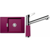 Set Schock S5-4 (dřez Mono D-100XS Berry + baterie SC-510 Berry)