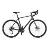 Bicykel Author Guru 2023/24 Matná Čierna/Strieborná Veľkosť rámu: 54 Gravel bicykel