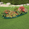 Záhradný obrubník plast 650 cm x 15 cm zelený