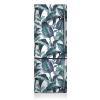Magnetický kryt na chladničku Exotické listy 60x180 cm