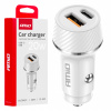 Amio 03878 Nabíječka do auta USB-A + USB-C 20W 12/24V -