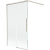 Mexen Rox, 2-krídlová posuvná vaňová zástena 100 x 150 cm, 8mm číre sklo, oceľový profil, 8C9-100-003-97-00