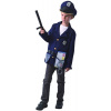 _Ostatní 1_ KARNEVAL Šaty policista vel. L (130-140 cm) 9-12 let KOSTÝM