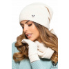 Kamea béžová zimná čiapka, univerzálna (Nadmerná čiapka čiapka čierna Šmolk)