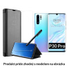 Otváracie Púzdro Luxria Clear View pre Huawei - Čierne pre Huawei: P30 Pro