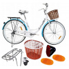 Mestsky bicykel - Dámske mestské bicykle kolesá 26 Svetelná dáma + kôš (Dámske mestské bicykle kolesá 26 Svetelná dáma + kôš)