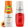 2x Sirup Koncentrát Sodastream Lipton Ice Tea Peach Broskyňa + Cola
