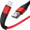 Kábel Extremestyle USB - Apple Lightning 3 m červený