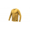 SENSOR MERINO AIR traveller pánské triko dl.rukáv mustard XXL