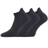 Voxx Blake nízke bambusové ponožky 3 páry čierna