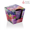 BARTEK Fruitful Delights Berries Ice Cream sviečka v skle, 115g, doba horenia 30 hodín