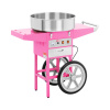 Stroj na cukrovú vatu - 52 cm - 1030 W - tlmenie vibrácií - ušľachtilá oceľ - strieborná - Royal Catering RCZC-1200-W