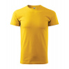 Pánske tričko Malfini Basic 129 - veľkosť: L, farba: žltá