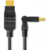 PremiumCord Kábel HDMI A - HDMI A M/M 2m otočné pozlátené konektory HDMI 1.3b kphdmo2 kphdmo2