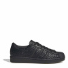 adidas Originals Men's Superstar Shell Toe Low-Top Trainers Black/Black 8 (42)