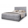 Manželská boxspring posteľ s úložným priestorom Glos M 160x200 - sivá